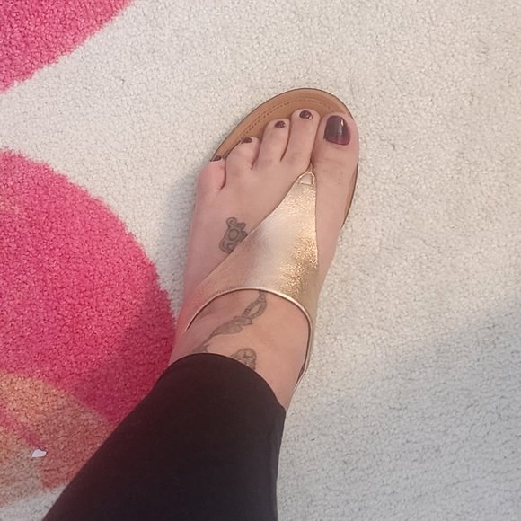 Fitflop Bands Metallic Thong Sandal SZ 8 - Picture 2 of 6